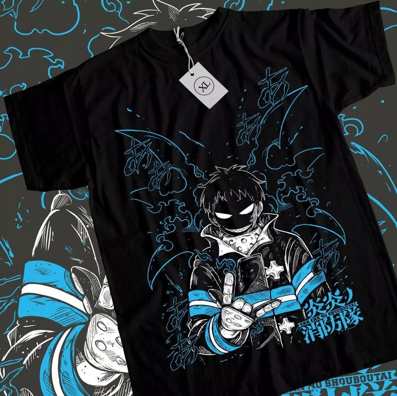 Shinra T-shirt Fire Force Skitaru Shonen Tamaki Fire Ffighters Benimar Shirt Sweatshirt, Hoodie, Comfort Colors