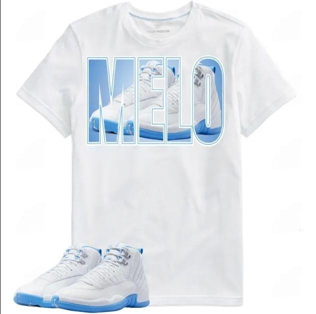 Shirt To Match AJ 12 Melo Blue, Graphic Tee,Best Gift Hoodie Sweatshirt | PrintMintTees.com