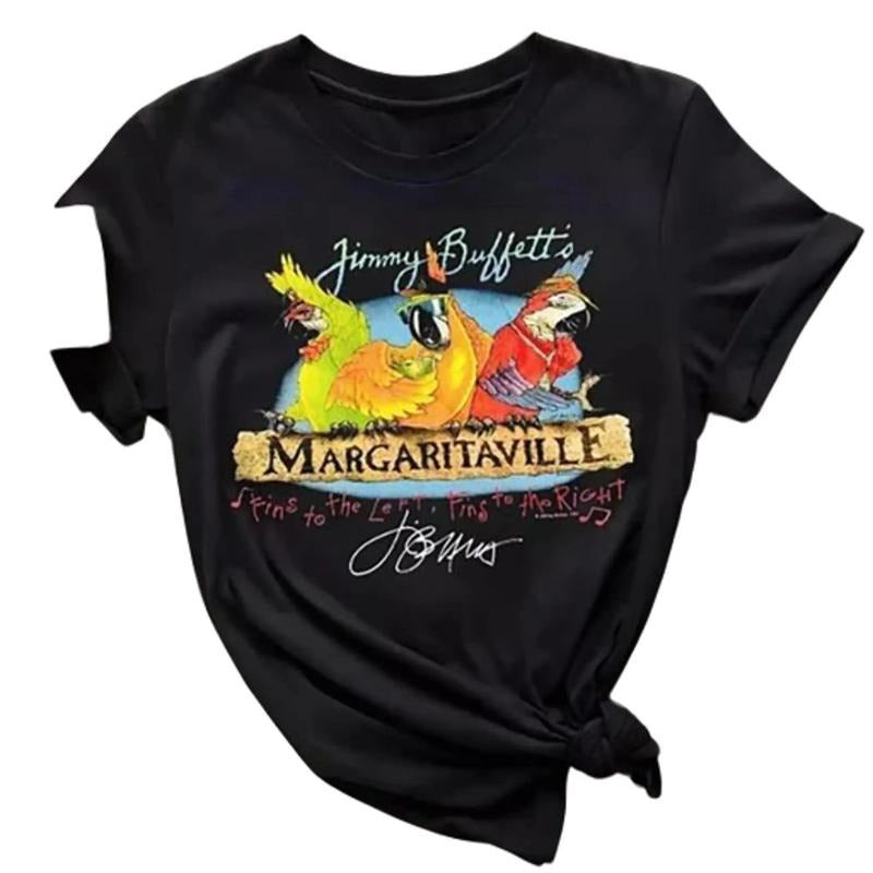 Shirt, Jimmy Buffett Margaritaville Tour Shirt, Shirt For Fan, Country Music Shirt Menswear Top Underwear Man Tshirt...