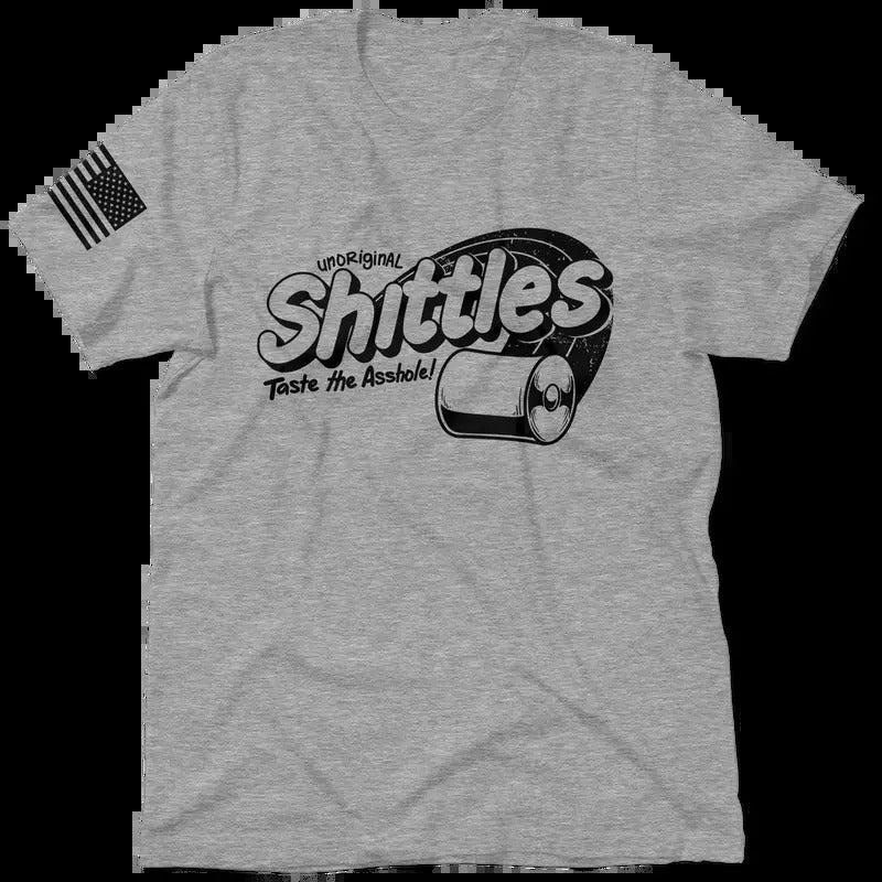 Shittles - Hi Visibility Heather Grey Work T-Shirt Jersey Menswear For Blue Collar Workers | Funny, Sarcastic | Graphic...