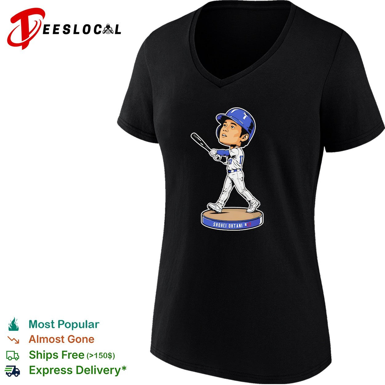 Shohei Ohtani bobblehead figure number 17 shirt