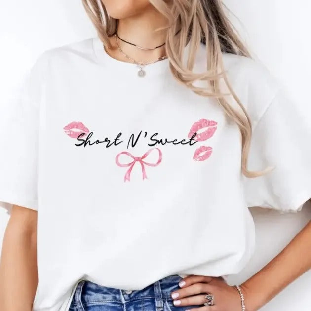 Short and Sweet shirt,Sabrinaaaaaa Carpenter Espresso Shirt, Short and Sweet Tour Hoodie Sweatshirt | PrintMintTees.com