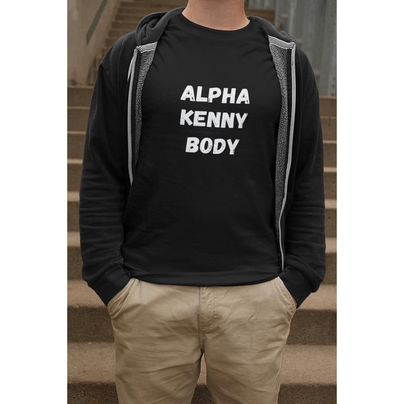 Short sleeve shirt, ALPHA KENNY BODY, Joke. Hoodie Sweatshirt | PrintMintTees.com