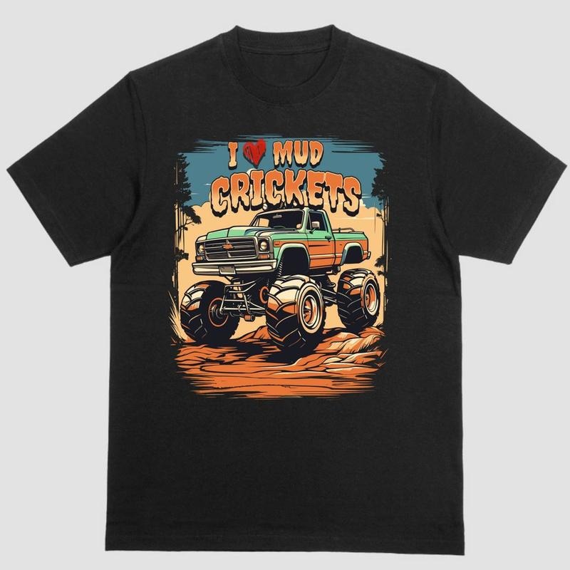 Short sleeve shirt, I LOVE MUD CRICKETS Hoodie Sweatshirt | PrintMintTees.com
