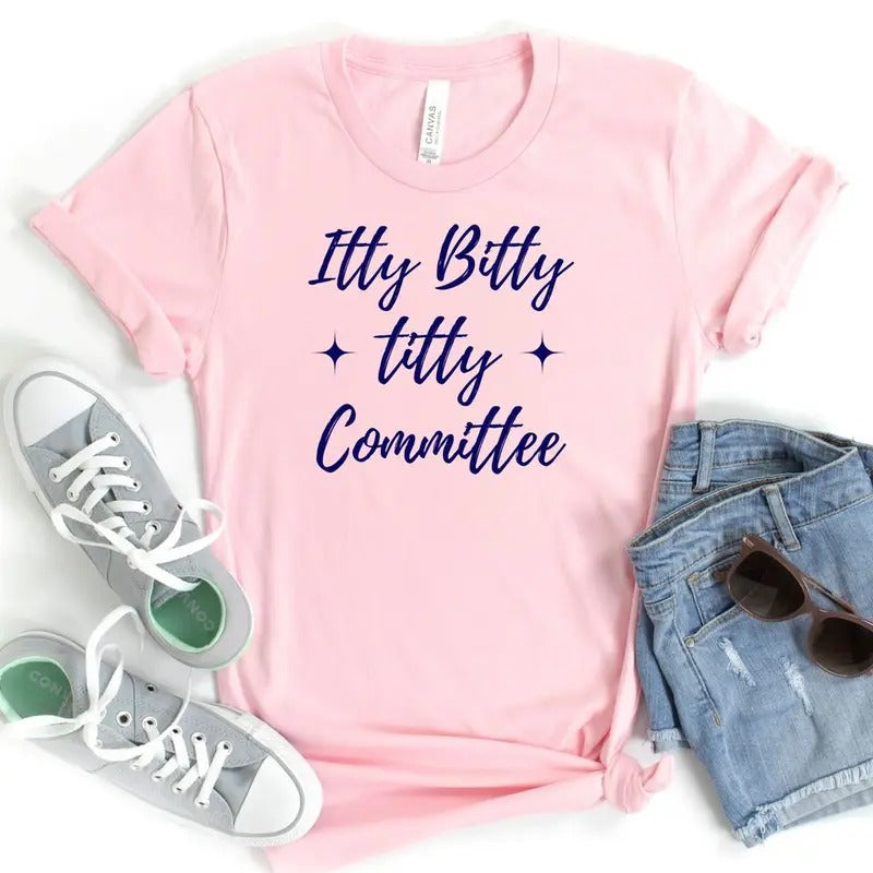 Short sleeve shirt, ITTY BITTY TITTY COMMITTEE Hoodie Sweatshirt | PrintMintTees.com