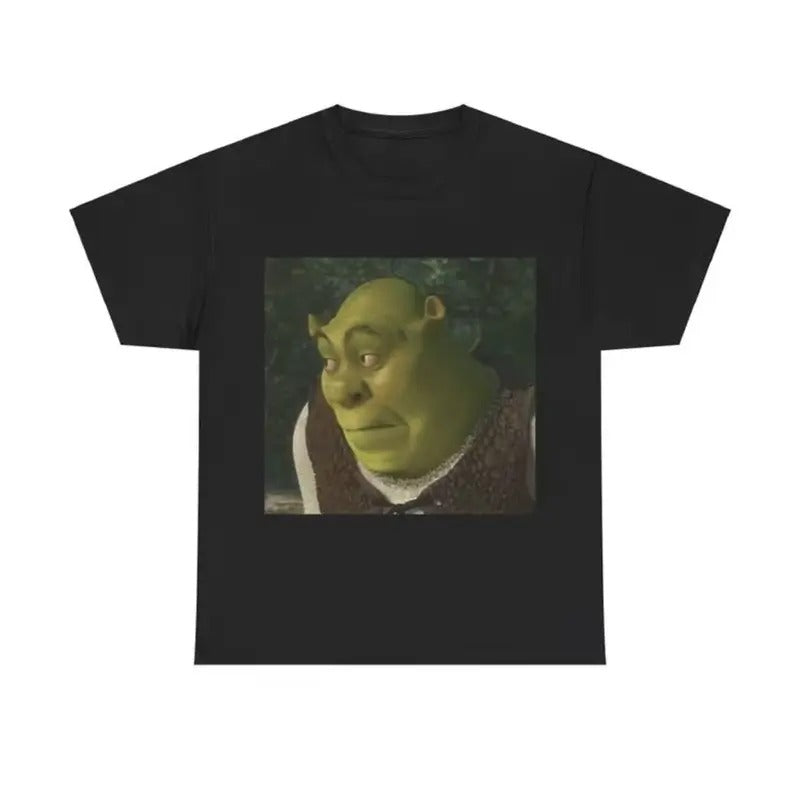 Shrek Meme T Shirt (All Size), Gift Unisex T-Shirt, Bella Canvas Crewneck Graphic Unisex T-Shirt Casual Fabric Hoodie...