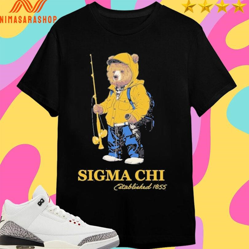 Sigma Chi Bear Established 1855 Shirts