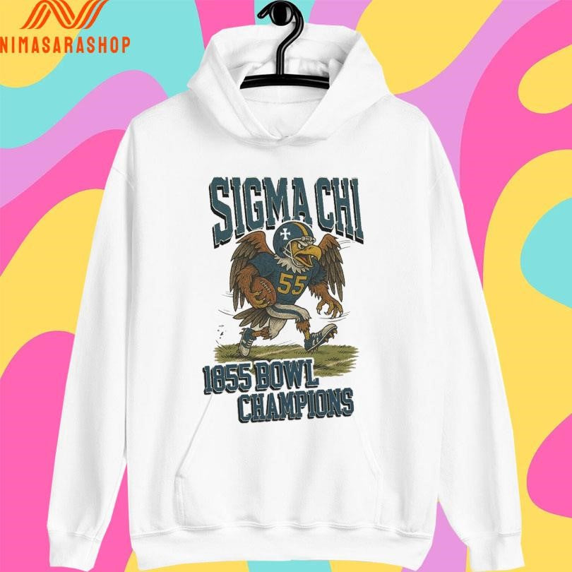 Sigma Chi Football 1855 Bowl Champions Shirts