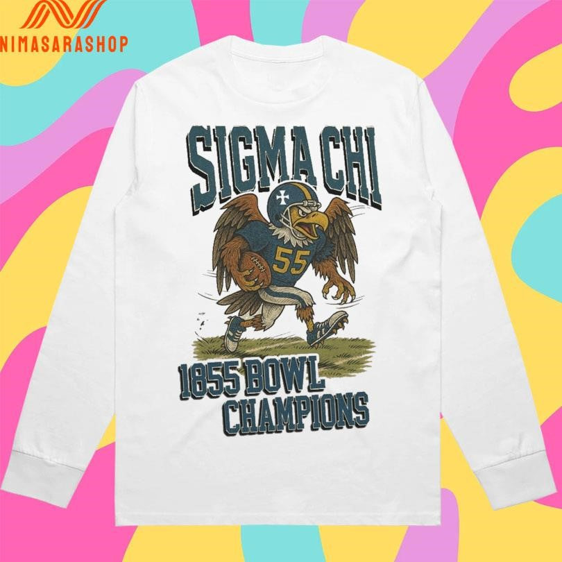 Sigma Chi Football 1855 Bowl Champions Shirts