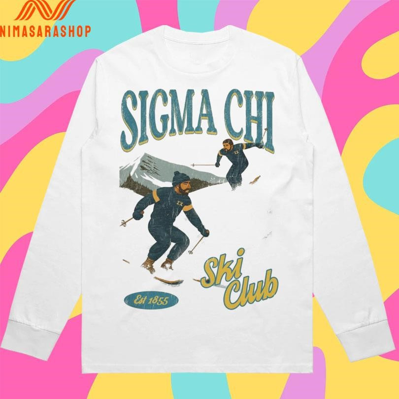 Sigma Chi Ski Club Est 1855 Shirts