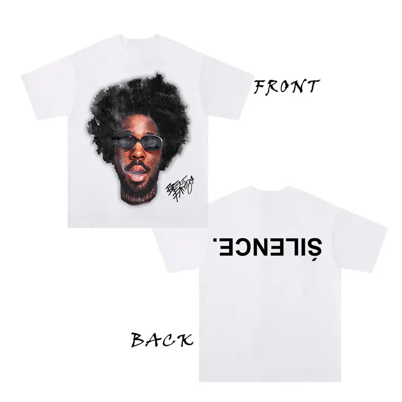 Silence Brentt Faiiyazz Graphic Rap Tee Graphic Shirt Hoodie Sweatshirt | PrintMintTees.com