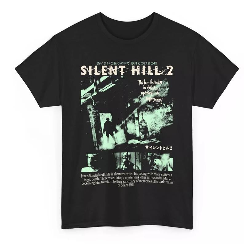 Silent Hill 2 Cotton Menwear Top Vintage Shirt T-Shirts, Hoodie, Sweatshirt