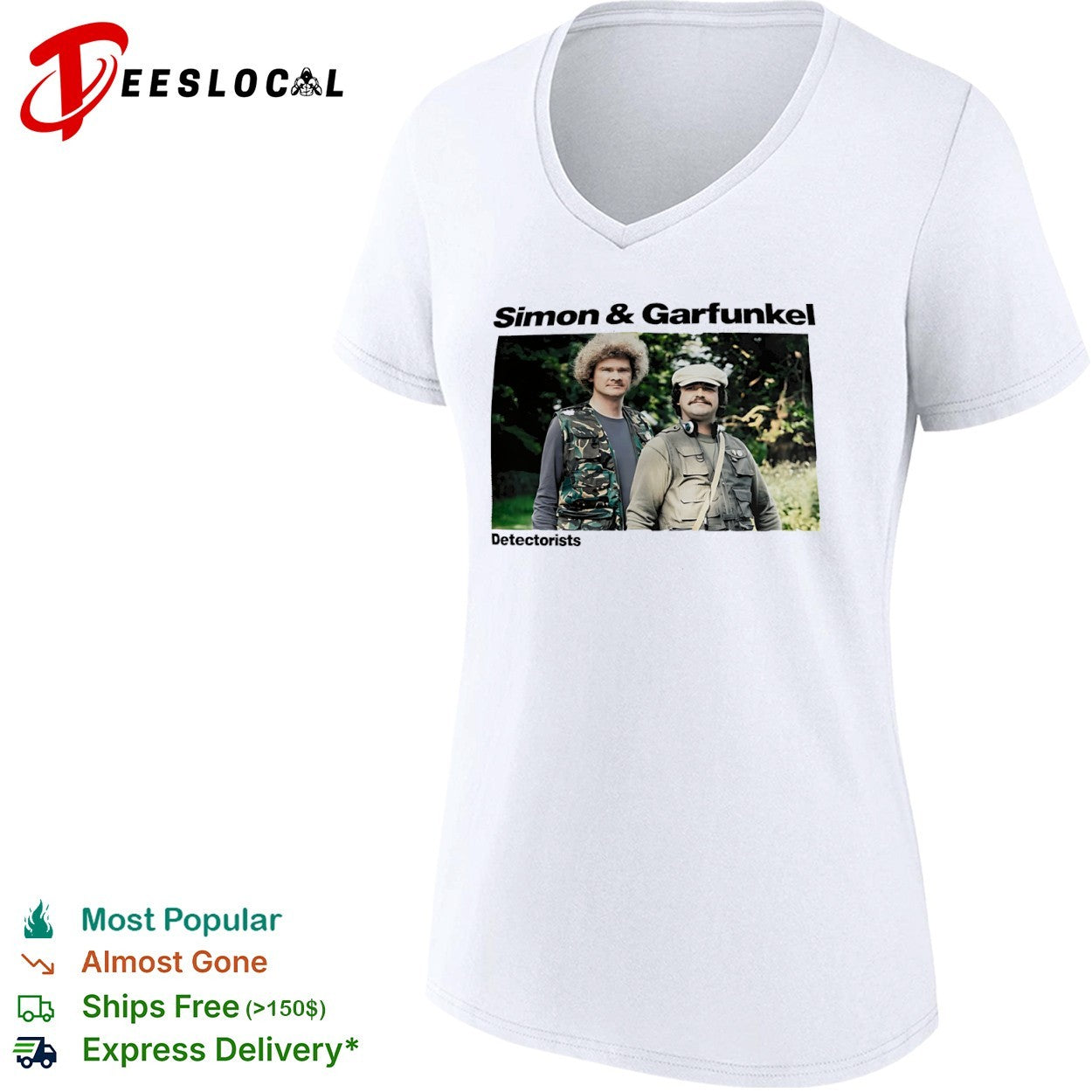 Simon and Garfunkel Detectorists Andy Mackenzie and Lance Stater shirt
