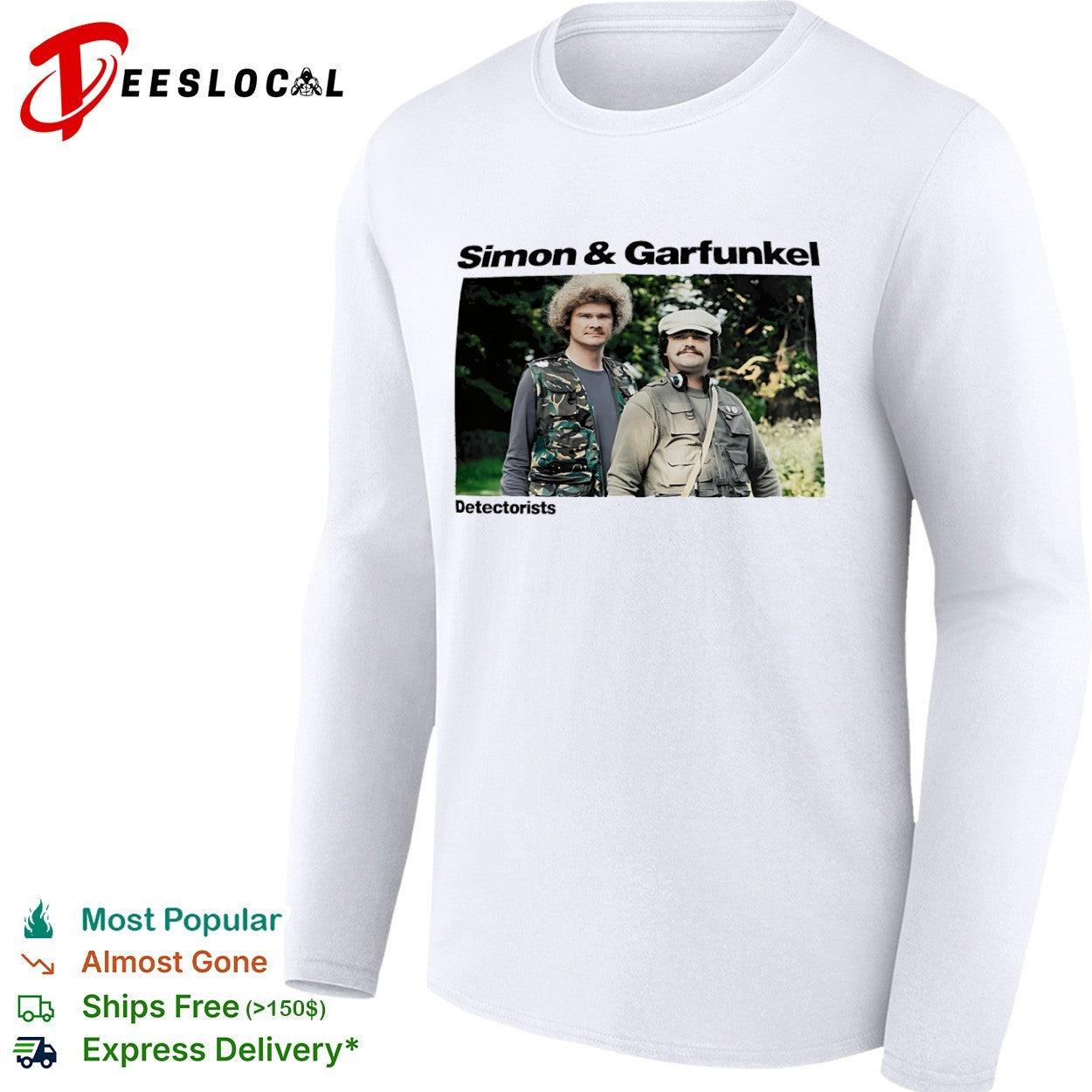 Simon and Garfunkel Detectorists Andy Mackenzie and Lance Stater shirt
