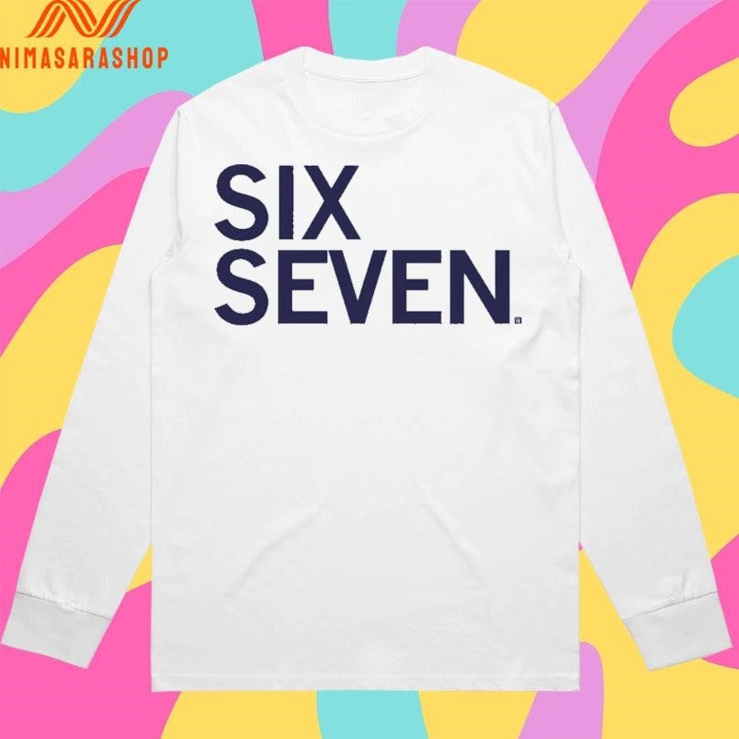 Six Seven Text Shirts