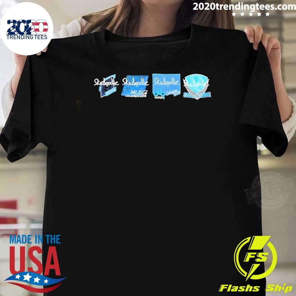 Skadoodle X4 Stickers Shirt