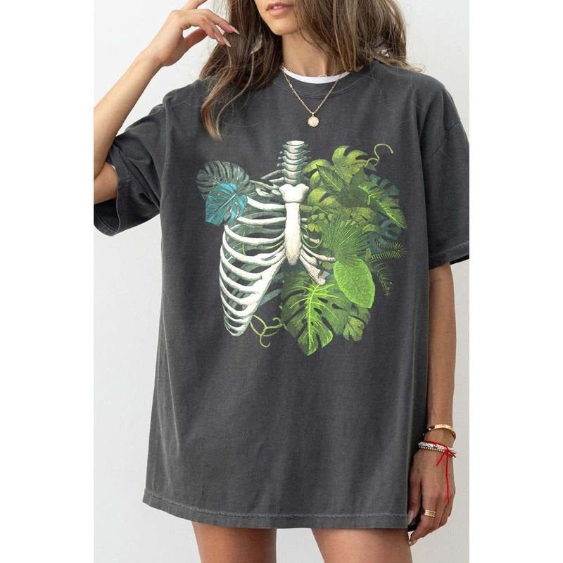 Skelet0n Pl@nt Body Tee, unisex cotton Shirt Hoodie Sweatshirt | PrintMintTees.com