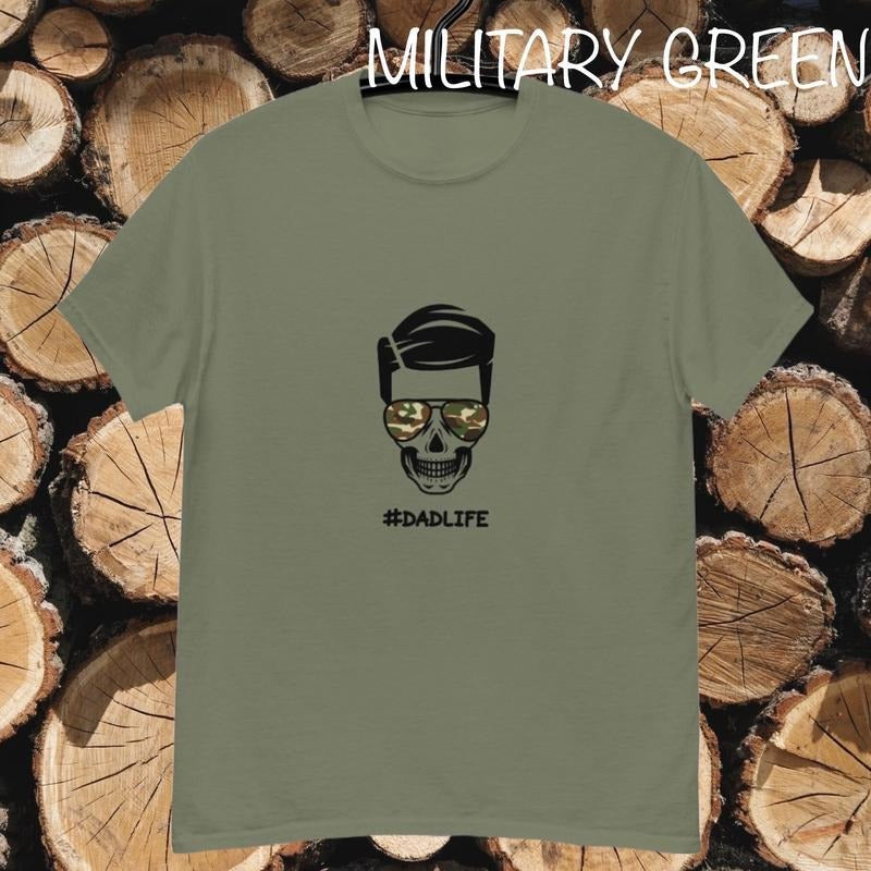 Skeleton Dad T-shirt Military Dad Skull Funny Skull Shirt Hoodie, T-shirt and sweater Sweatshirt | PrintMintTees.com