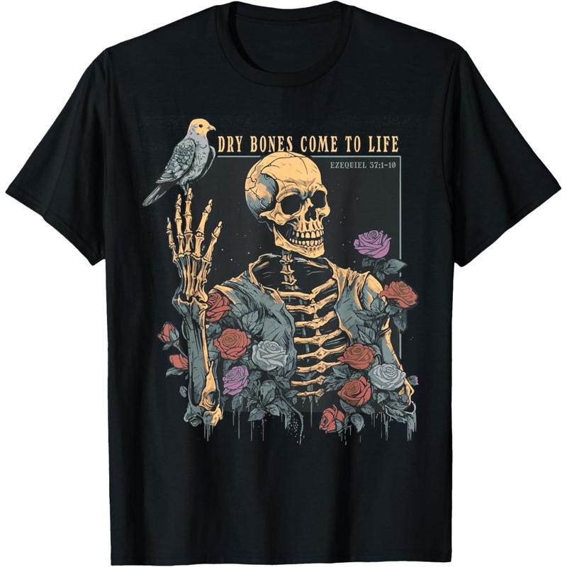 Skeleton Dry Bones Come To Life T-Shirt made in usa Hoodie Sweatshirt | PrintMintTees.com