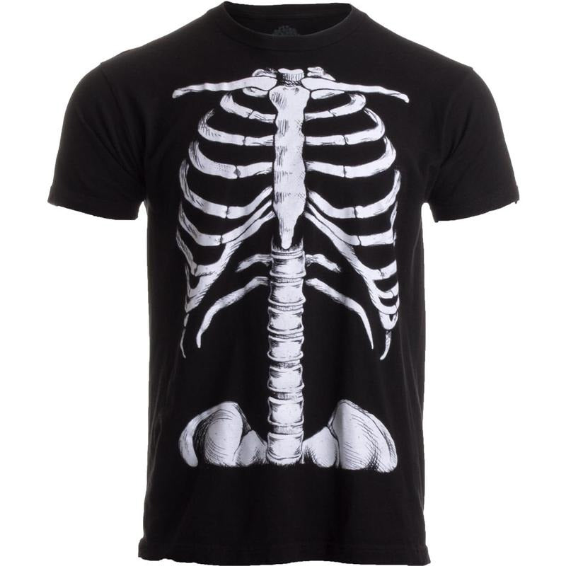 Skeleton Rib Cage | Jumbo Print Novelty Halloween Costume Unisex T-Shirt-Adult made in usa Hoodie Sweatshirt