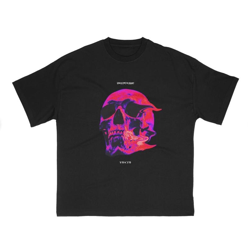Skull Y2k Graphic Top, Y2k Clothing Shirt, Y2k Graphic Tee, Gothic y2k T-Shirt Womenswear Underwear Hoodie Sweatshirt
