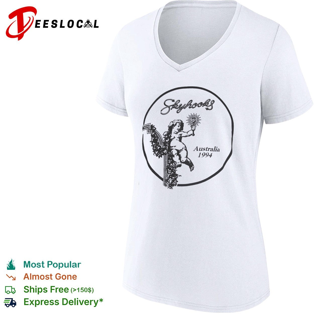 Skyhooks Australia 1994 cherub shirt