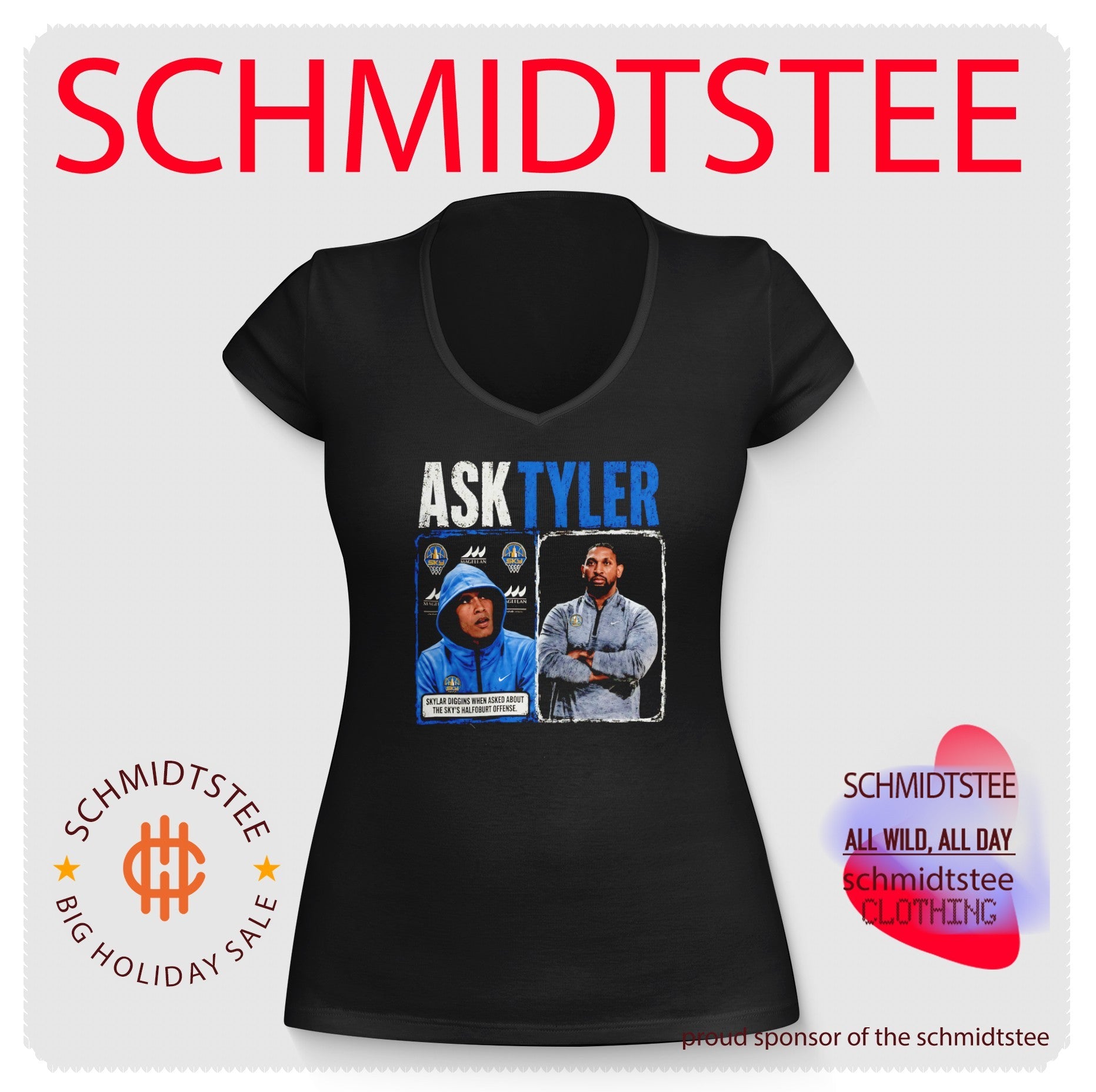 Skylar Diggins Ask Tyler Chicago Sky shirt