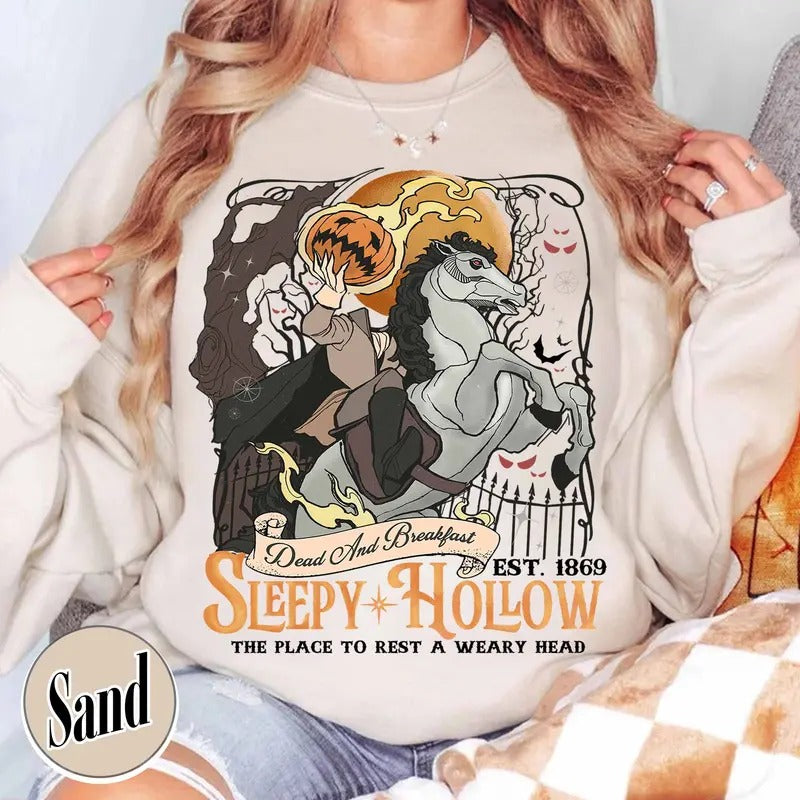 Sleepy Hollow Sweatshirt, Sleepy Hollow Shirt, Sleepy Hollow Mens Shirt, Sleepy Hallow Shirt, Halloween Teeth Shirt,...