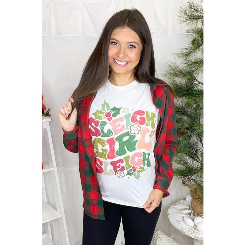 Sleigh Girl Sleigh T-Shirt Hoodie Sweatshirt | PrintMintTees.com