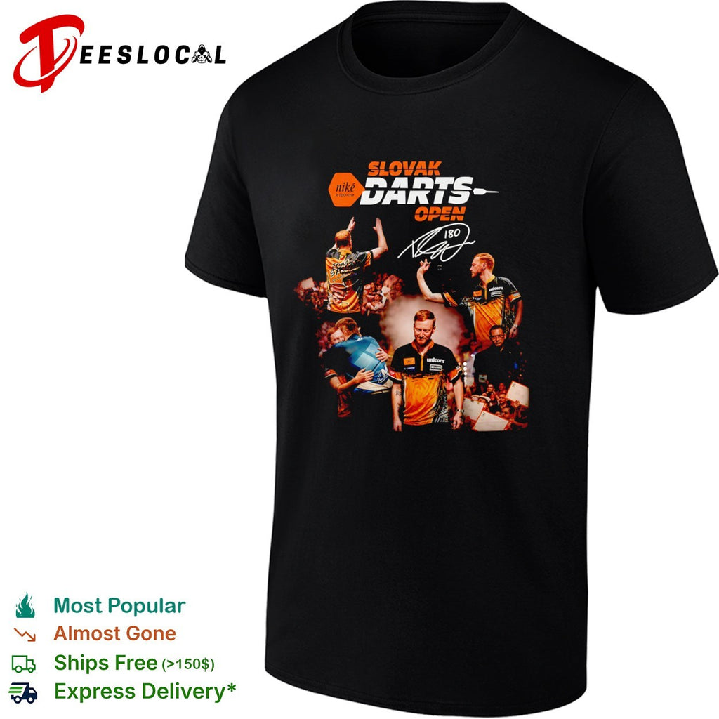 Slovak Darts Open 180 darts player shirt