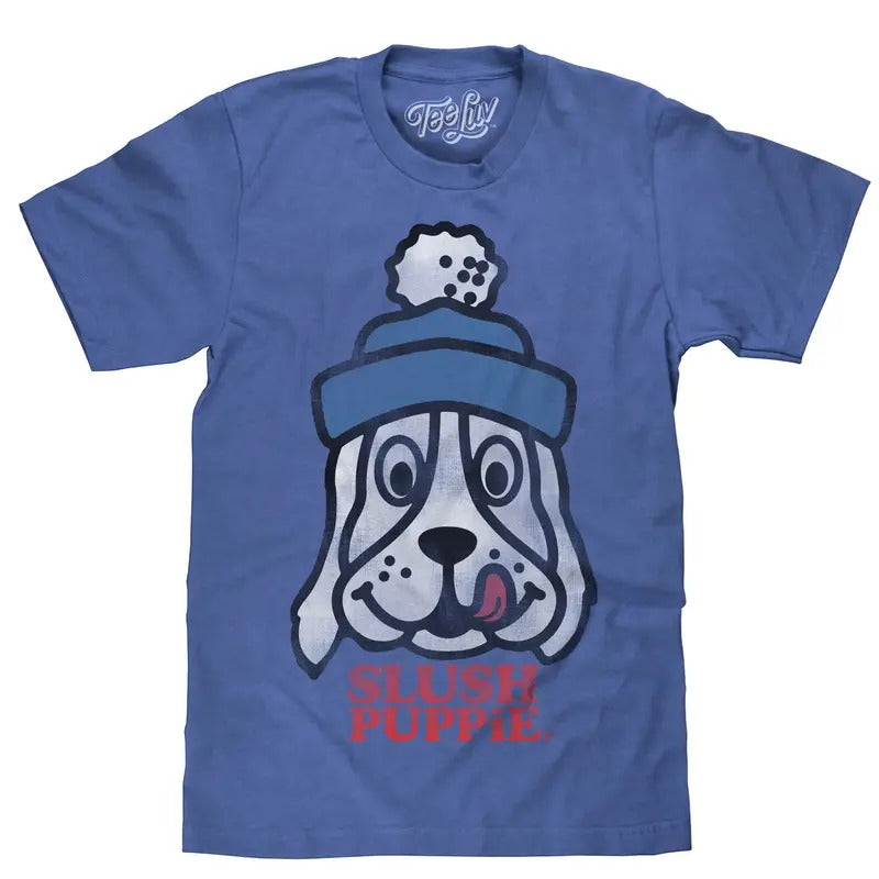 Slush Puppie Logo T-Shirt - Blue Hoodie Sweatshirt | PrintMintTees.com
