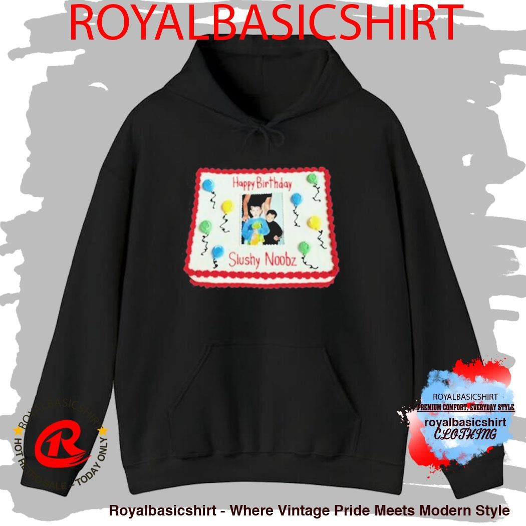 Slushy Noobz Birthday Cake Shirt