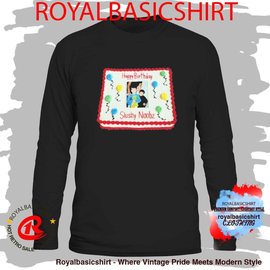 Slushy Noobz Birthday Cake Shirt