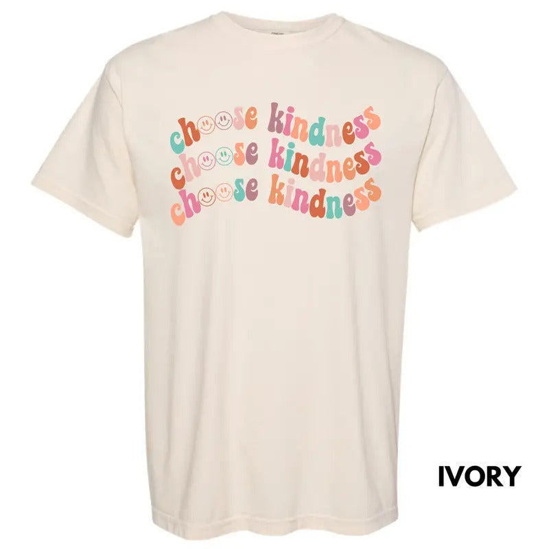 Smile Choose Kindness Comfort Colors T-Shirt 'NLB' Hoodie Sweatshirt | PrintMintTees.com