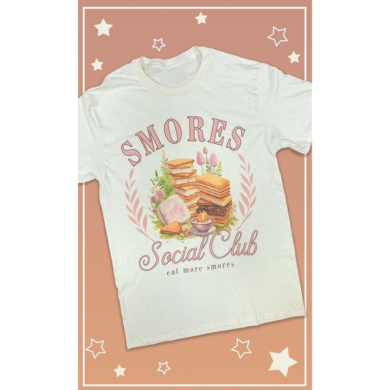 Smores Social Club Graphic T-Shirt Hoodie Sweatshirt | PrintMintTees.com