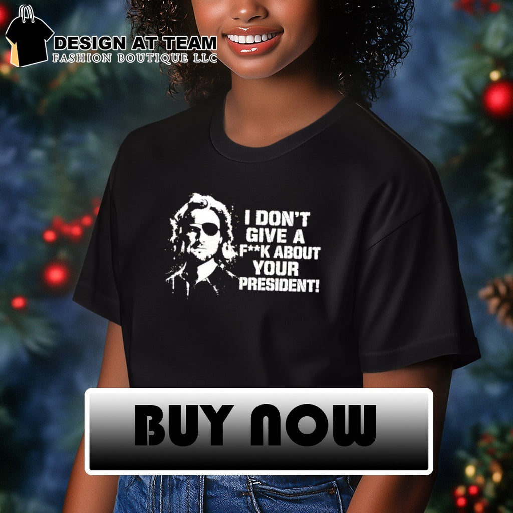 Snake Plissken Escape from New York i don’t give a fk about your president shirt