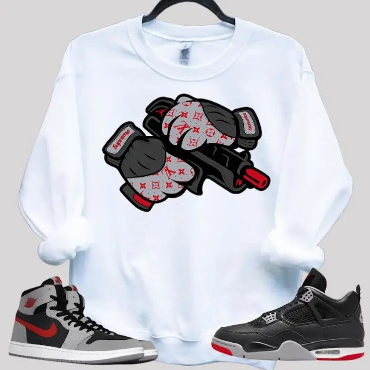 Sneaker Heat Sweatshirt T-Shirt To Match Sneaker Hoodie | PrintMintTees.com