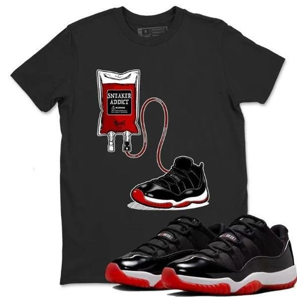 Sneaker Therapy Unisex Graphic T-Shirts To Match Sneakers 11s Low Bred Hoodie Sweatshirt | PrintMintTees.com
