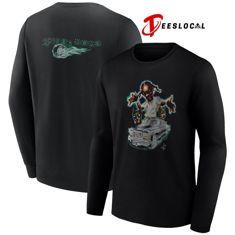 Snoop Dogg character caricature graphic shirt