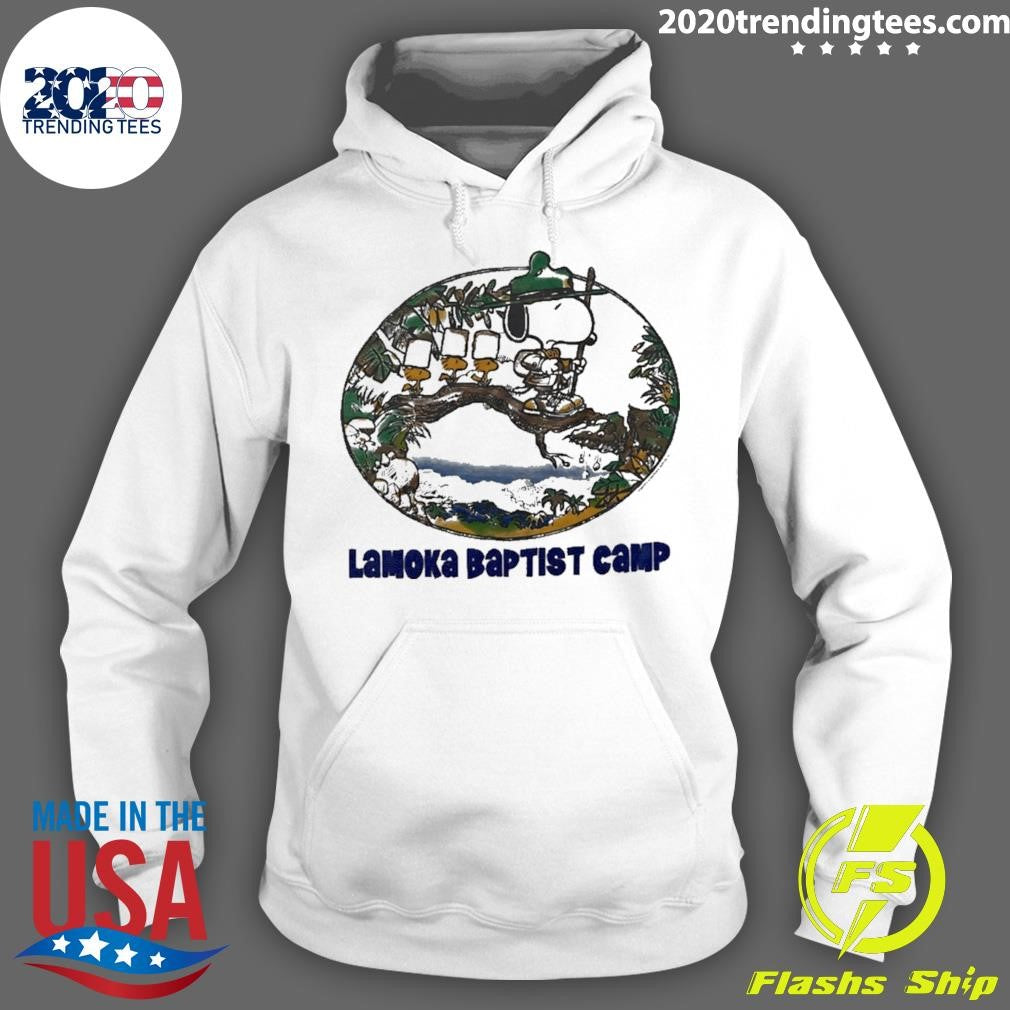 Snoopy And Woodstock Lamoka Baptist Camp Shirt