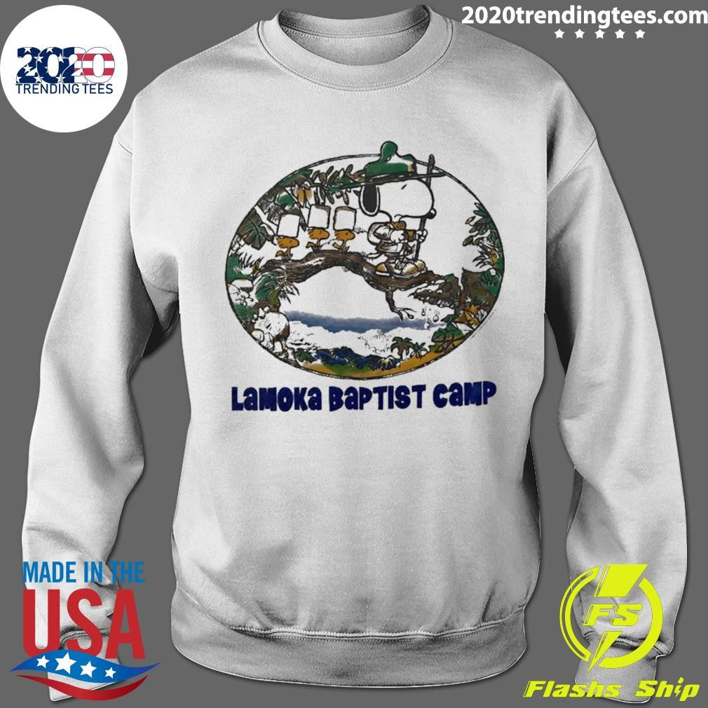 Snoopy And Woodstock Lamoka Baptist Camp Shirt