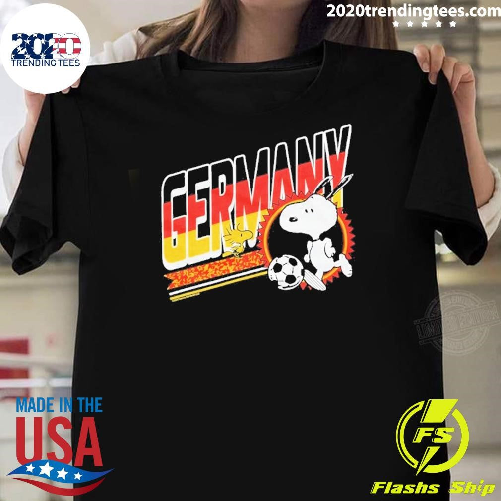 Snoopy and Woodstock Germany Soccer World Cup 2026 Shirt