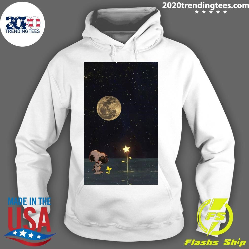 Snoopy and Woodstock You Stopped Chasing Stars And Started Becoming One Shirt