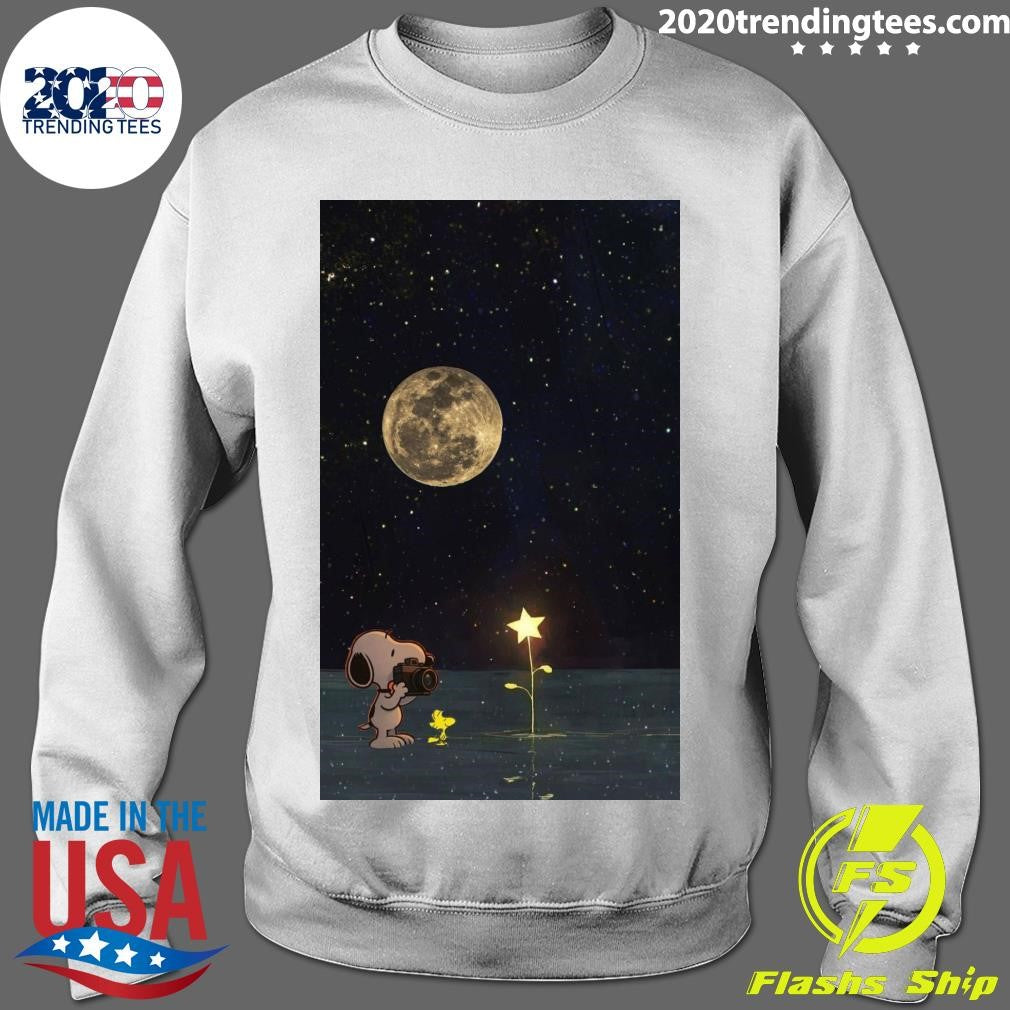 Snoopy and Woodstock You Stopped Chasing Stars And Started Becoming One Shirt