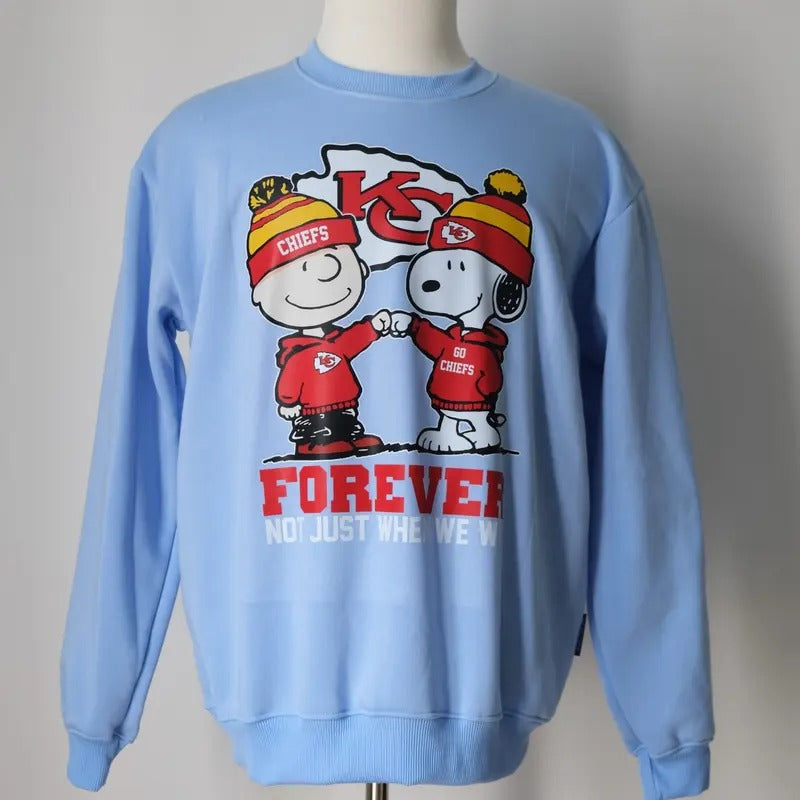 Snoppy Forever Not Just When We Win Crenbeck Sweatshirt Menswear Hoodie T-Shirts | PrintMintTees.com