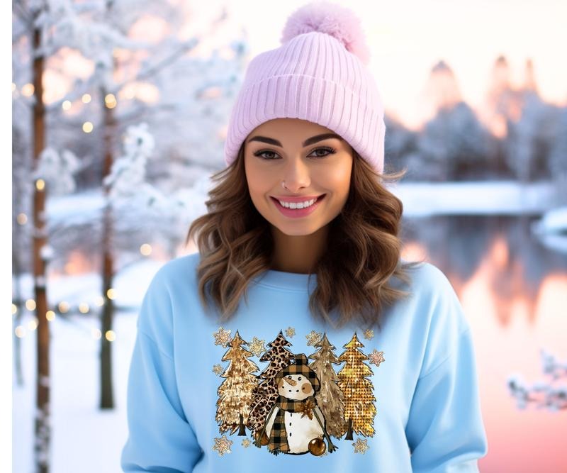 Snowman Trees T-Shirts, Hoodie, Sweatshirt