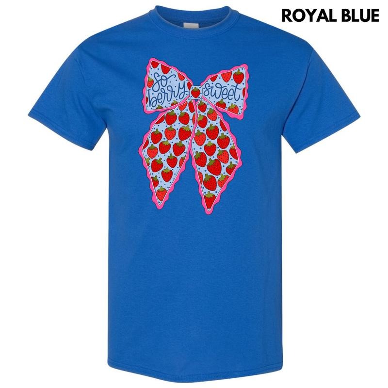 So Berry Sweet Bow Gildan Short Sleeve T-Shirt 'NLB' Hoodie Sweatshirt | PrintMintTees.com