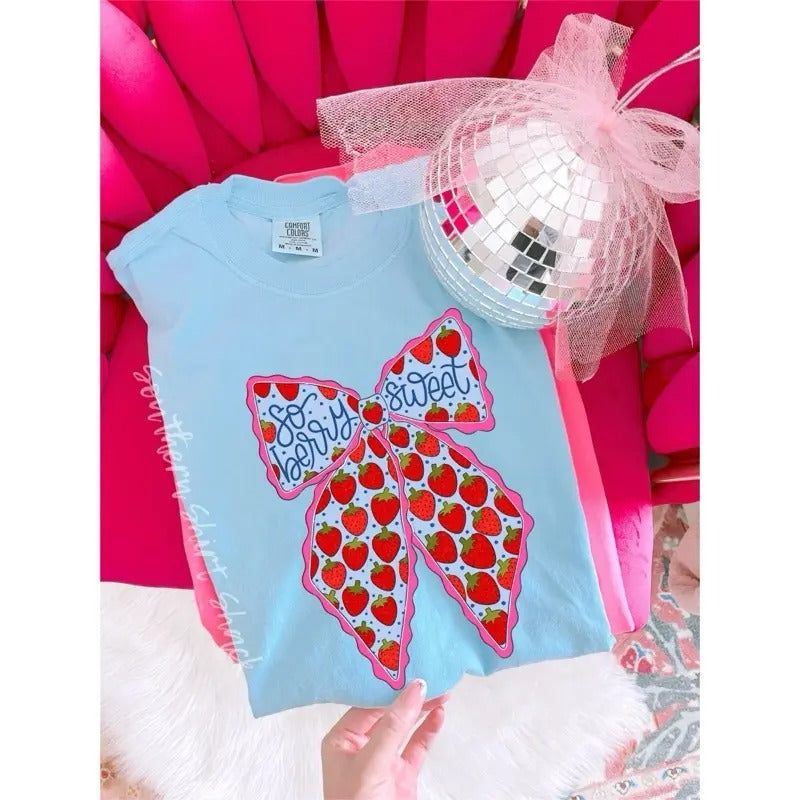 So berry sweet T shirt  | Light Blue comfort colors T shirt top Hoodie Sweatshirt | PrintMintTees.com