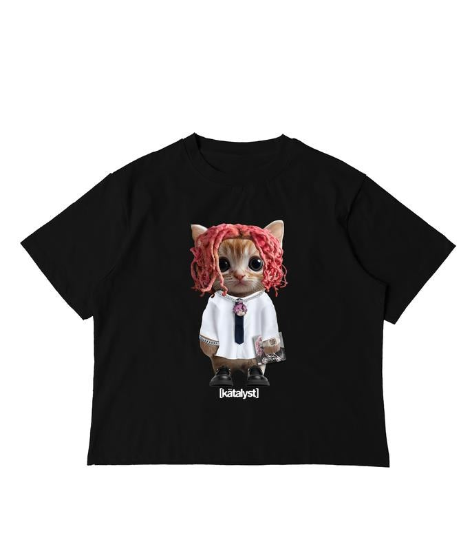 SoFaygo Kitty Shirt - Oversized Drop Shoulder Hoodie Sweatshirt | PrintMintTees.com