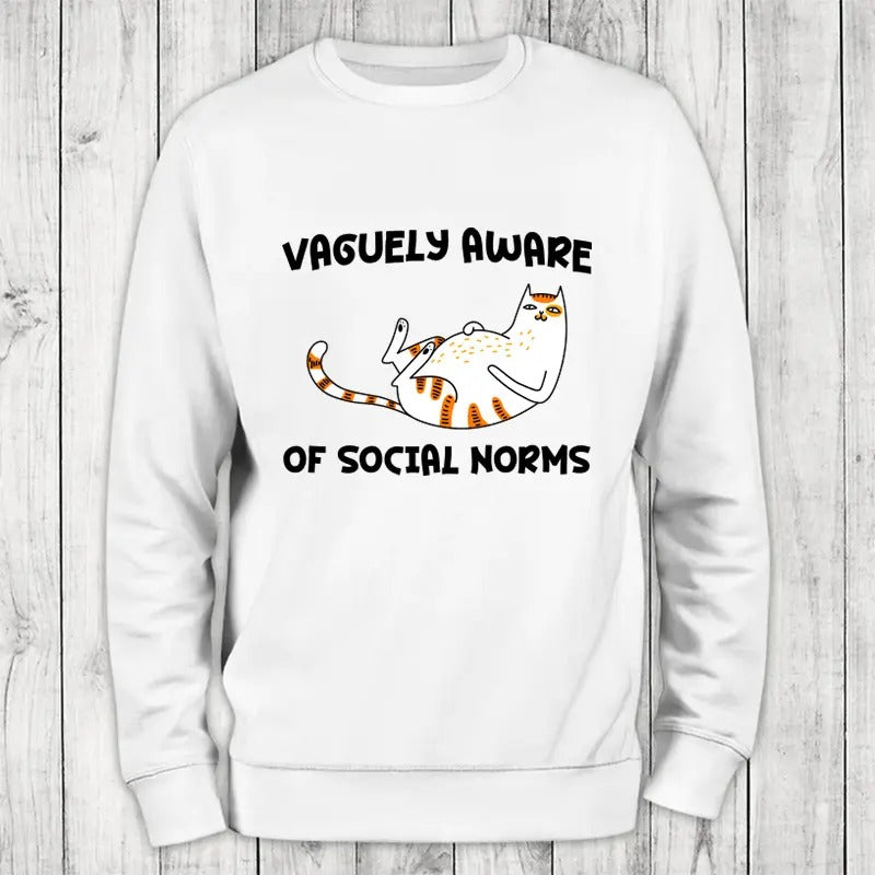 Social Norms Sweatshirt Classic Womenswear T-Shirts, Hoodie | PrintMintTees.com